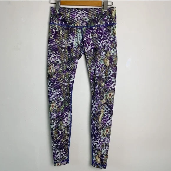 Lululemon Athletica Wunder Under Iris Full Length Leggings Women's Size 8 - Picture 1 of 9